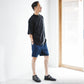 Limited Edition Col. / Sashiko " Ichimatsu Moyo " Half Pants