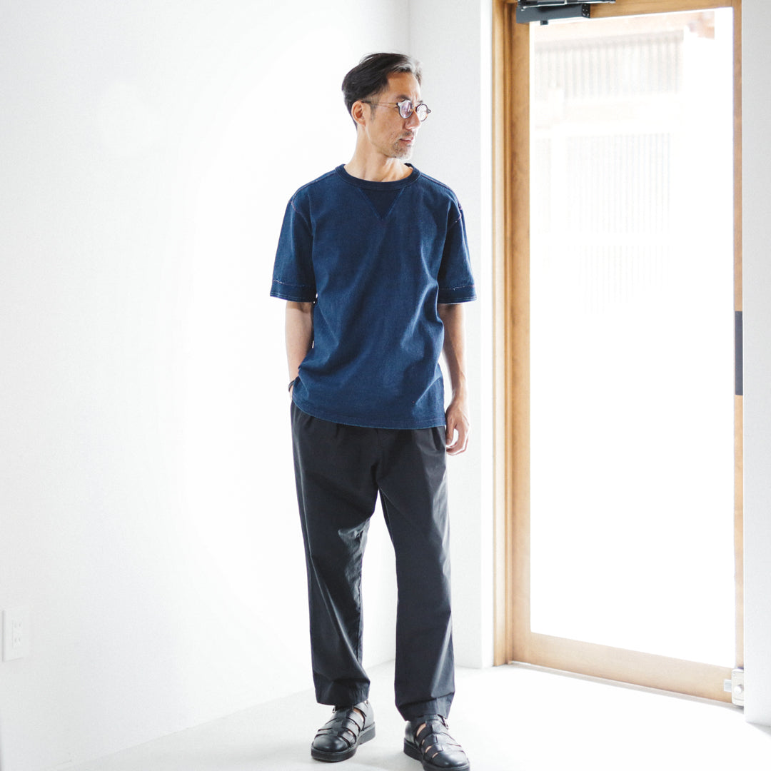 Limited Edition Col. / 10oz Indigo Dyed V-Gazette T-Shirt