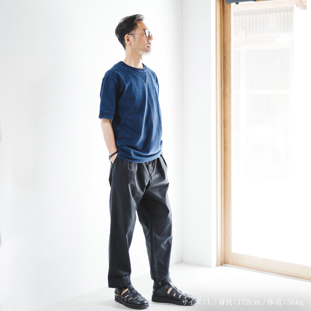 Limited Edition Col. / 10oz Indigo Dyed V-Gazette T-Shirt