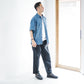 Classic Col. / Washed Denim Striped Shirt S/S