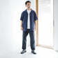 Classic Col. / Jacquard Open Collar Shirt