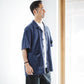 Classic Col. / Jacquard Open Collar Shirt