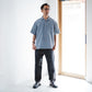 Limited Edition Col. / Back Side Indigo Jacquard Open Collar Shirt