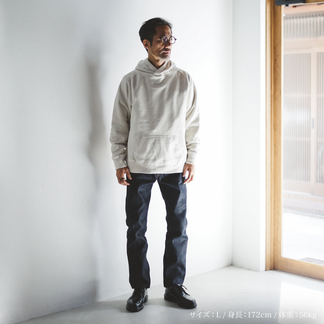 Exclusive Col. / 12oz Wakayama " Tsuri-Ami " Pullover Hoodie / Garment Dye
