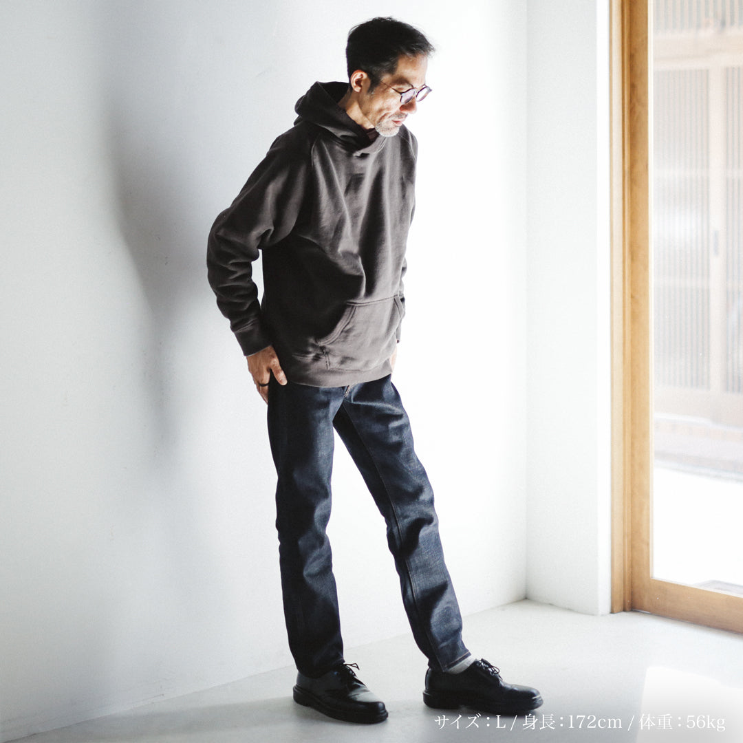 Exclusive Col. / 12oz Wakayama " Tsuri-Ami " Pullover Hoodie / Garment Dye
