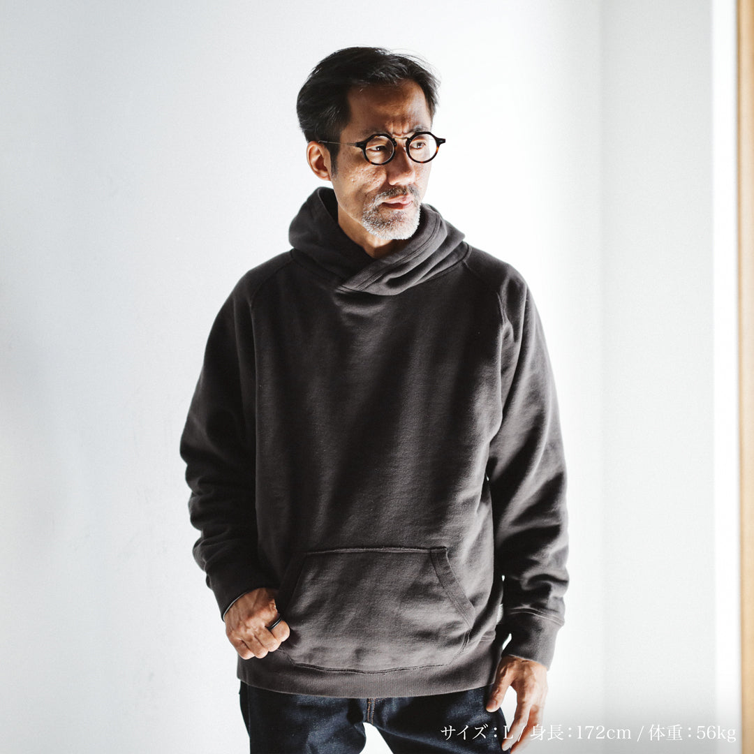 Exclusive Col. / 12oz Wakayama " Tsuri-Ami " Pullover Hoodie / Garment Dye