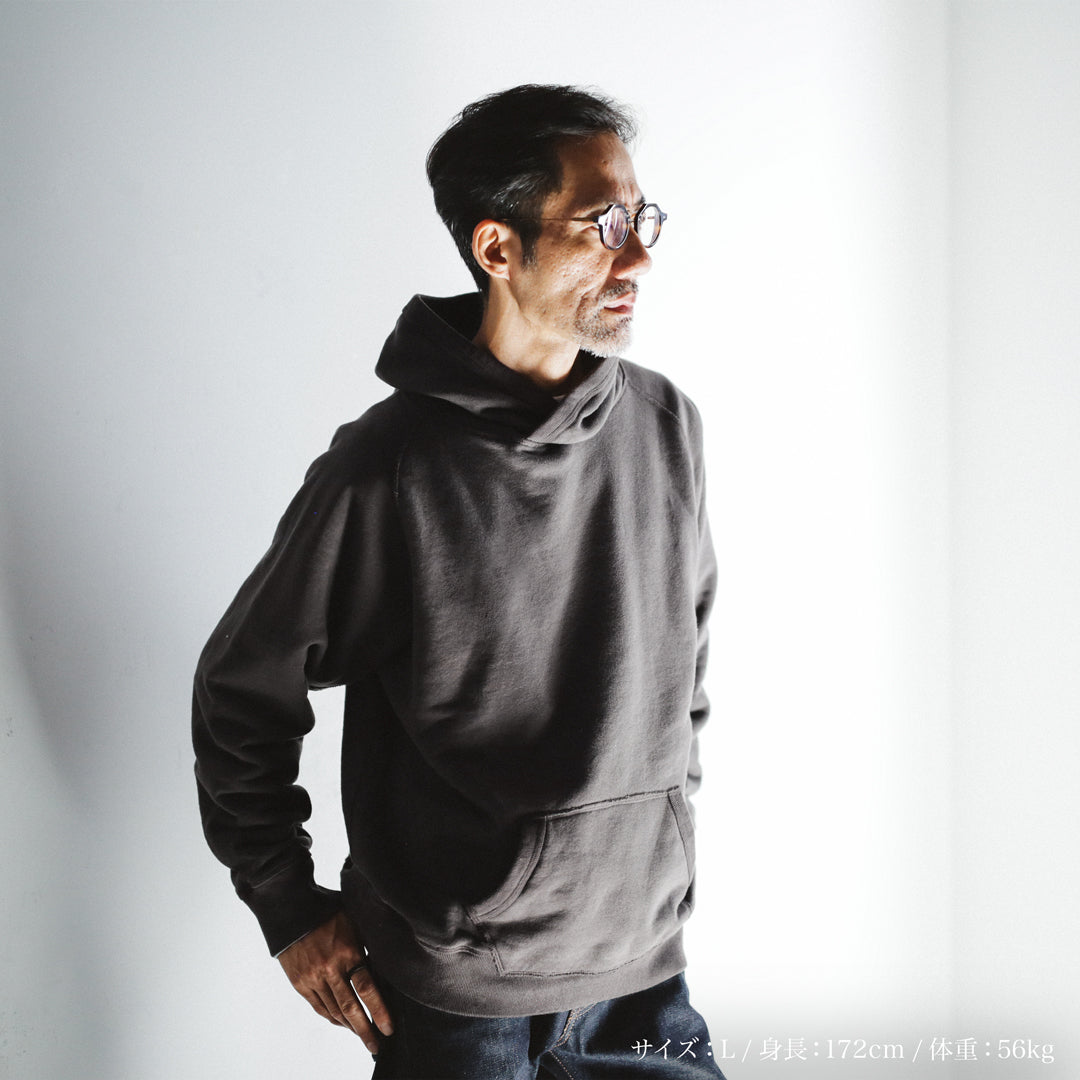 Exclusive Col. / 12oz Wakayama " Tsuri-Ami " Pullover Hoodie / Garment Dye