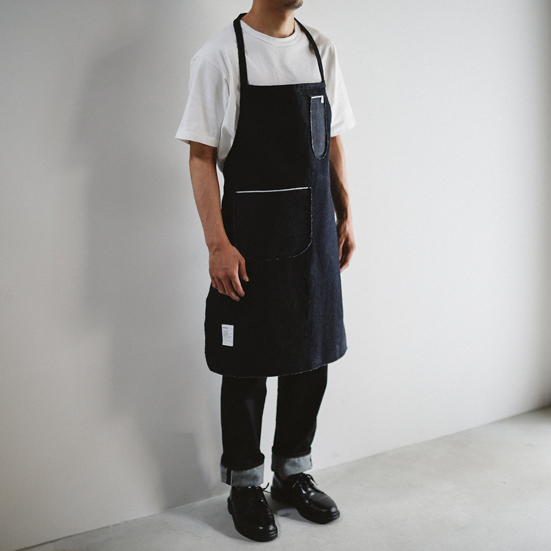 Indigo Dye Col. / 12.7oz Hiroshima Selvedge Denim Apron