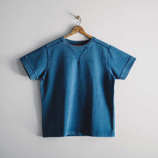 Indigo Dye Col. / Denim T-shirt - No.1