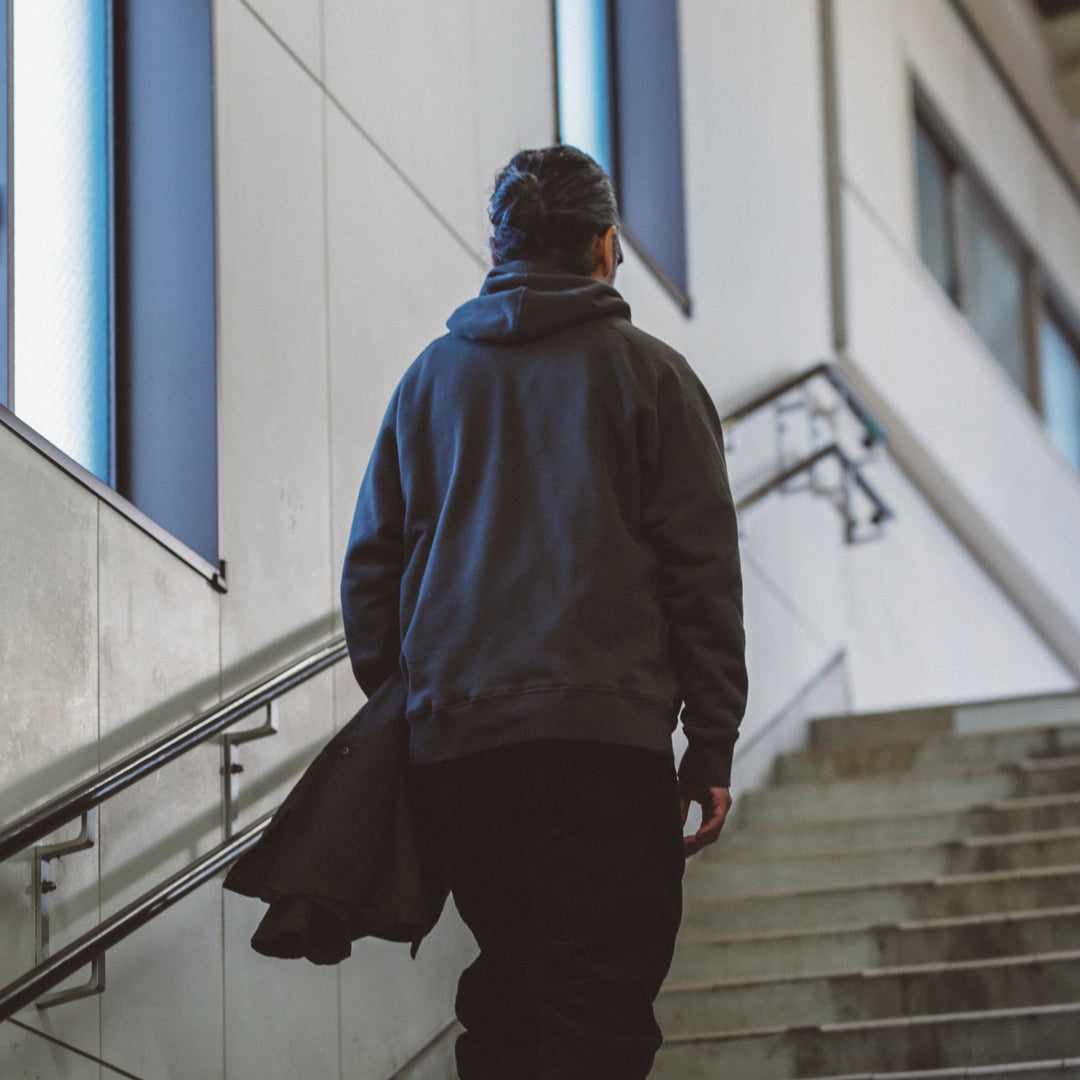 【即日 / アウトレット】Exclusive Col. / 12oz Wakayama " Tsuri-Ami " Pullover Hoodie / Garment Dye