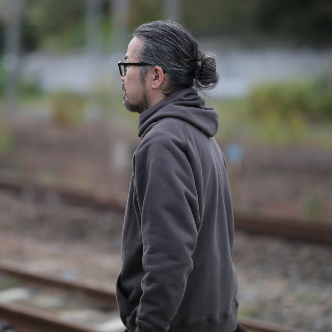 【即日 / アウトレット】Exclusive Col. / 12oz Wakayama " Tsuri-Ami " Pullover Hoodie / Garment Dye