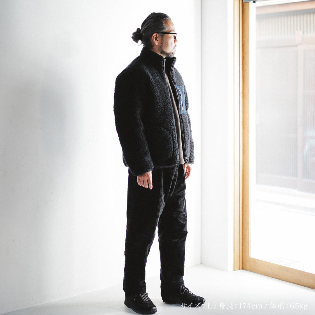 Exclusive Col. / Wakayama Premium Boa Blouson " Sashiko Pocket "