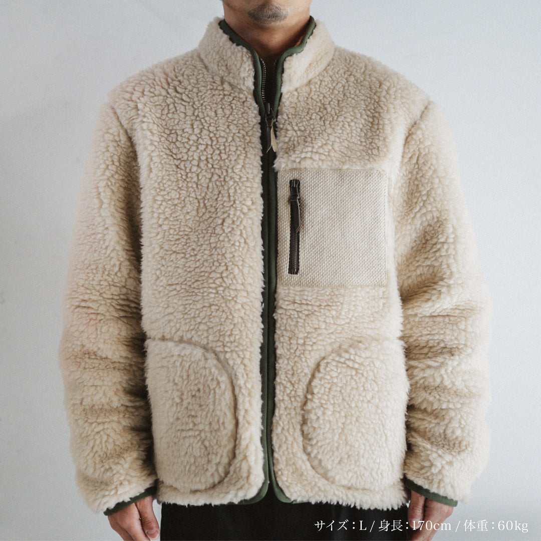 ✨極美品・完売品✨MOUNTEN.flower boa blouson 140 Wakayama Premium Boa Blouson 