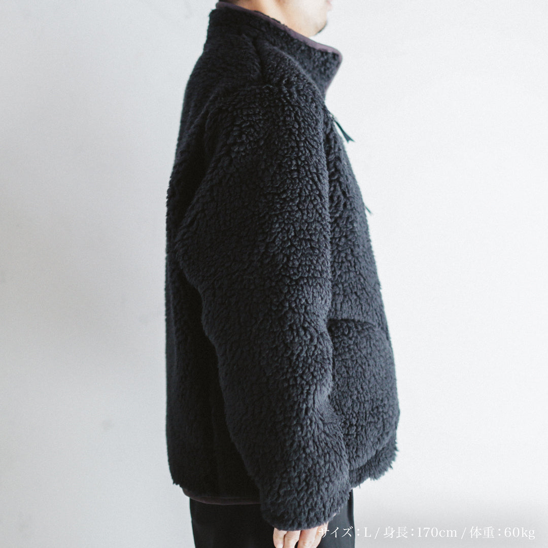 Exclusive Col. / Wakayama Premium Boa Blouson " Sashiko Pocket "