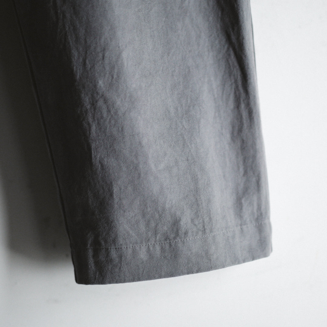 Limited Edition Col. / " Shizuoka Sunny Dry " Cotton Dyed Broadcloth Easy Pants