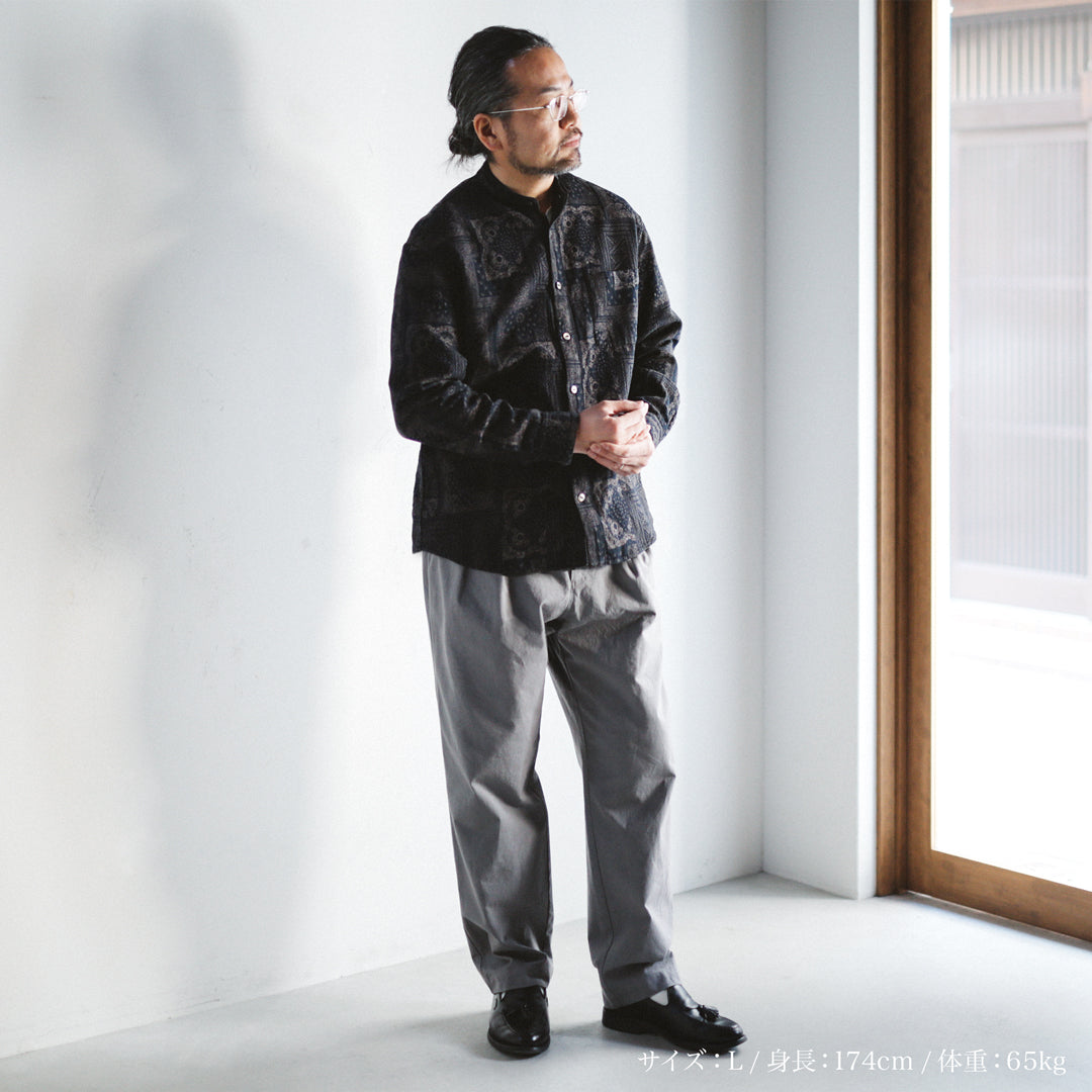 Limited Edition Col. / " Shizuoka Sunny Dry " Cotton Dyed Broadcloth Easy Pants