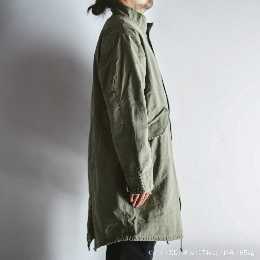 【即日 / アウトレット】OKAYAMA Fabric Col. / 8.5oz Back Satin Mods Coat