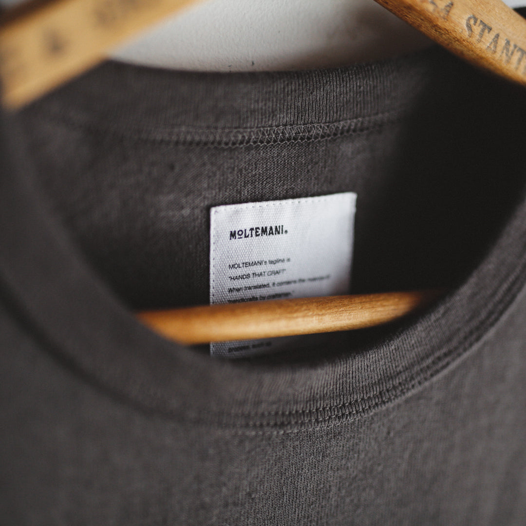 Limited Edition Col. / 10oz Wakayama Azuma Knit Over Size T-shirt / Garment Dye
