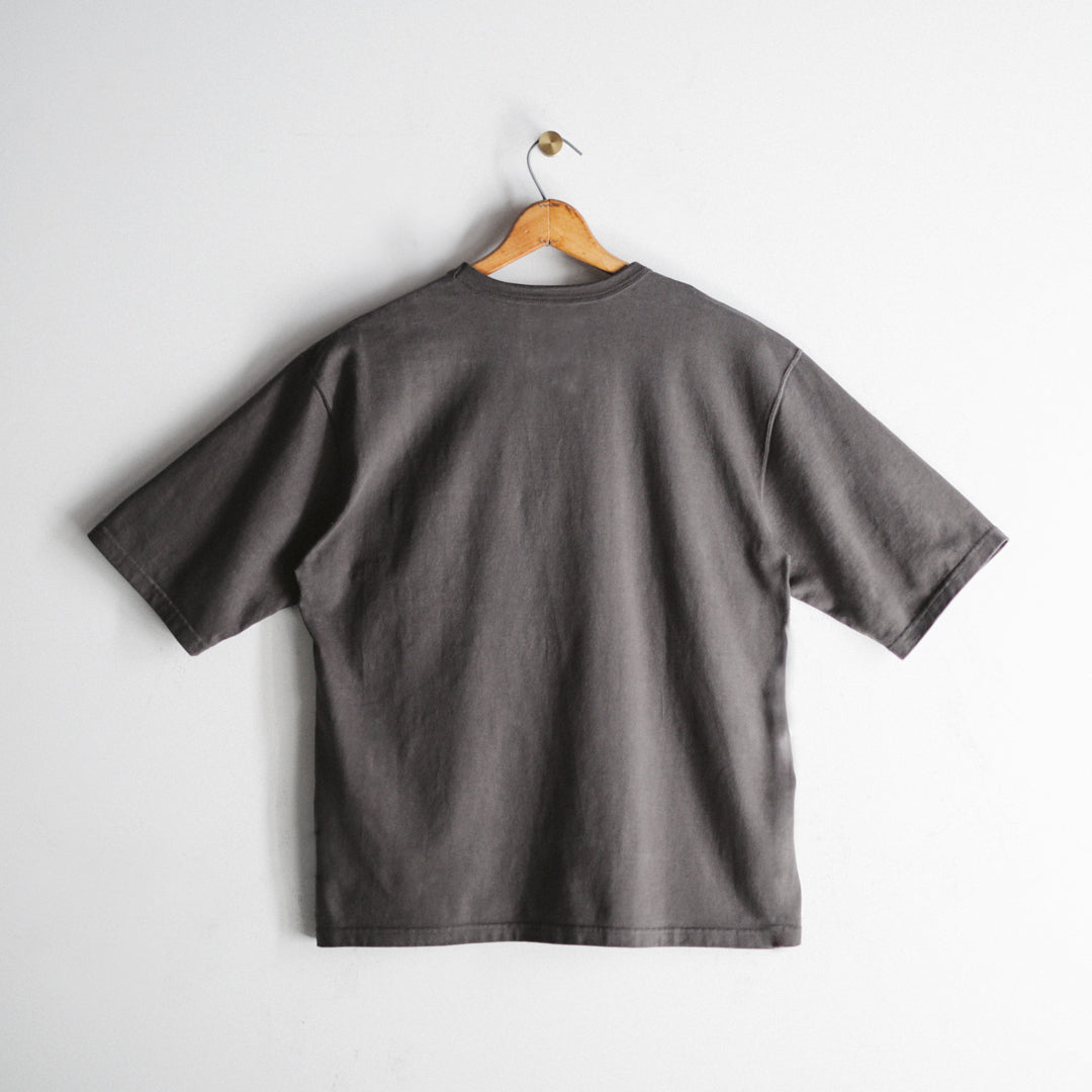 Limited Edition Col. / 10oz Wakayama Azuma Knit Over Size T-shirt / Garment Dye
