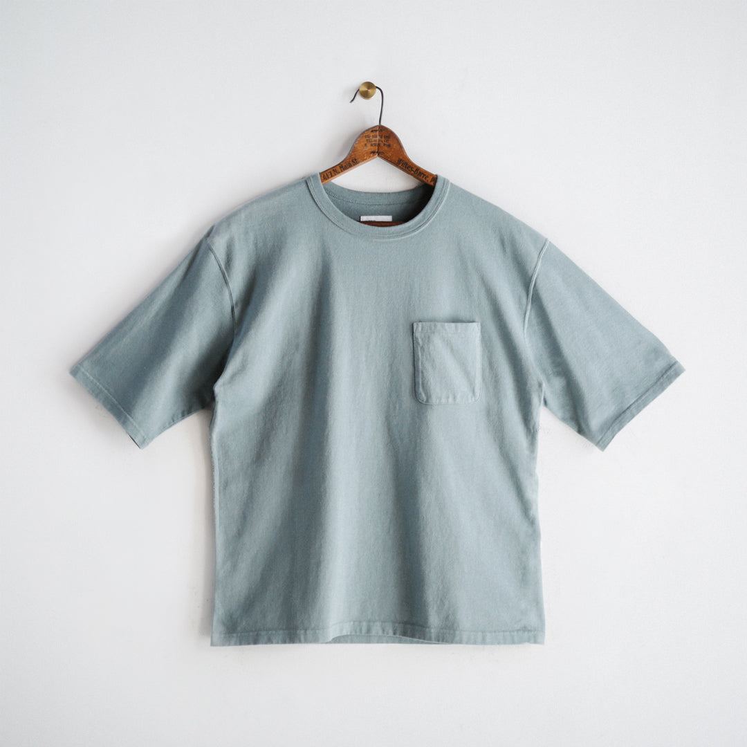 Limited Edition Col. / 10oz Wakayama Azuma Knit Over Size T-shirt / Garment Dye