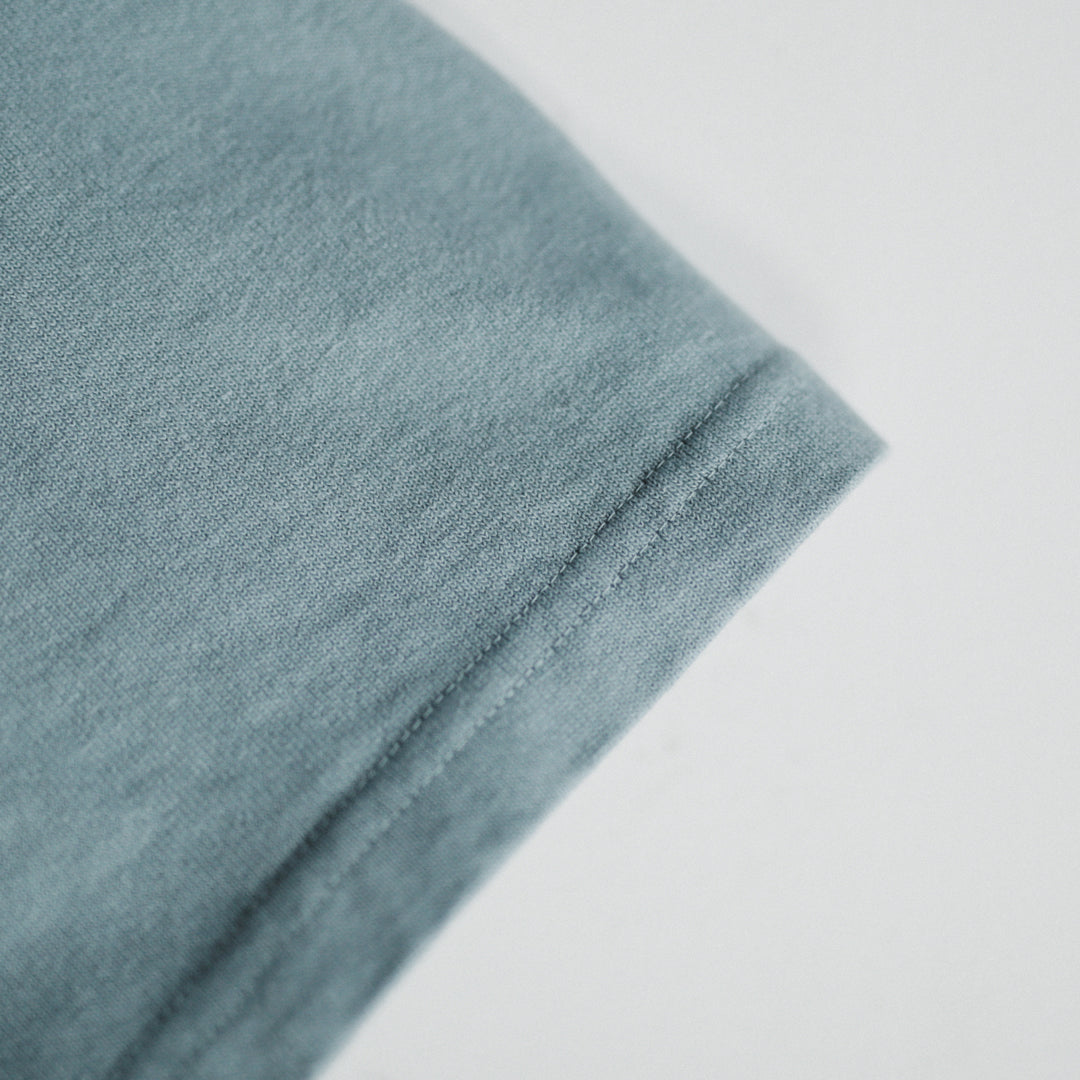 Limited Edition Col. / 10oz Wakayama Azuma Knit Over Size T-shirt / Garment Dye