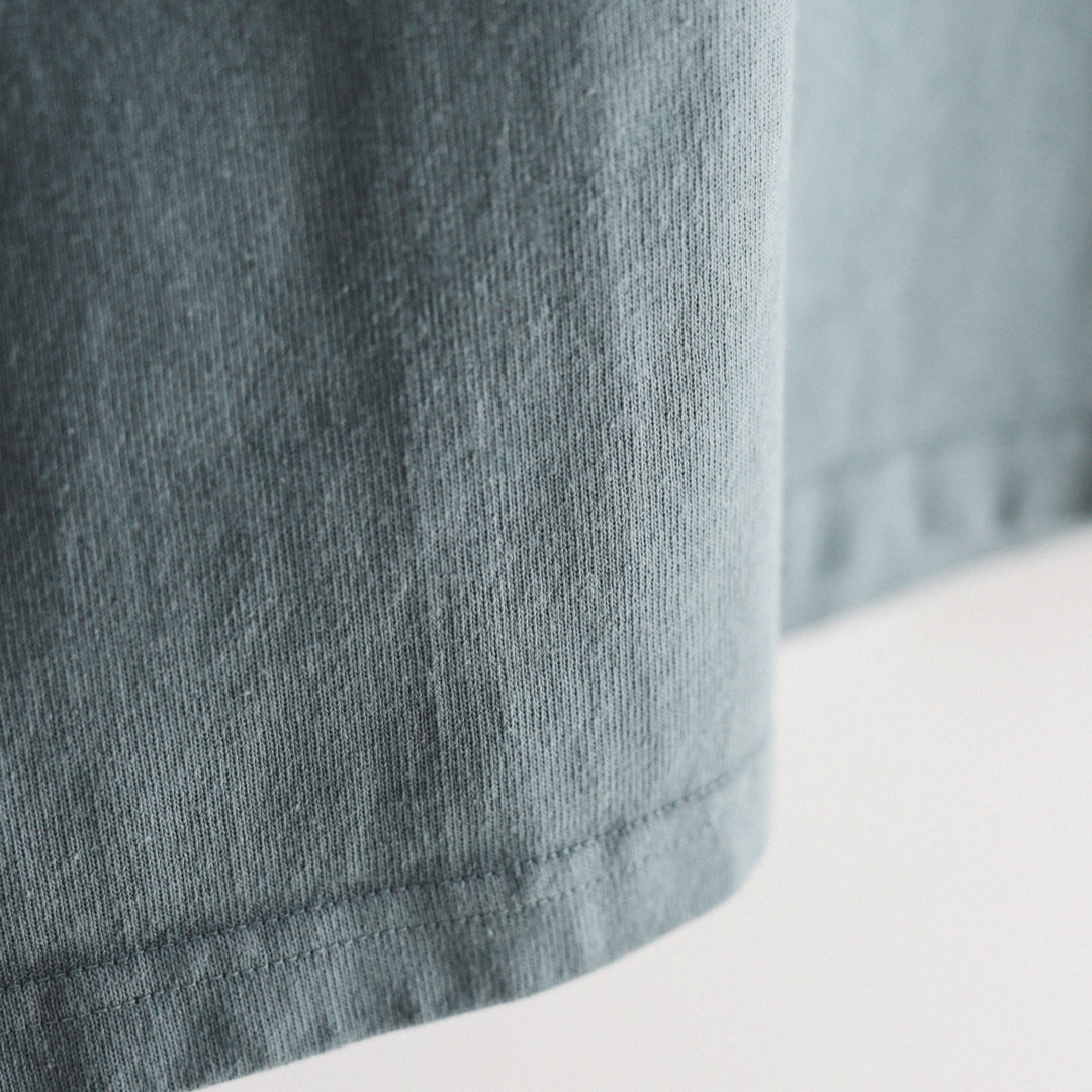 Limited Edition Col. / 10oz Wakayama Azuma Knit Over Size T-shirt / Garment Dye