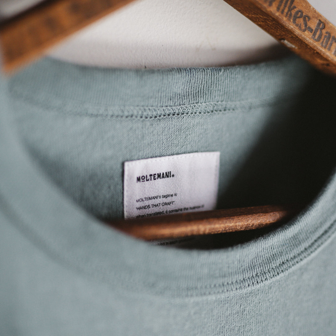 Limited Edition Col. / 10oz Wakayama Azuma Knit Over Size T-shirt / Garment Dye
