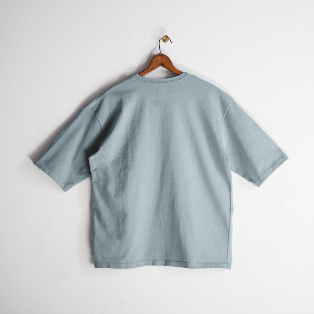 Limited Edition Col. / 10oz Wakayama Azuma Knit Over Size T-shirt / Garment Dye