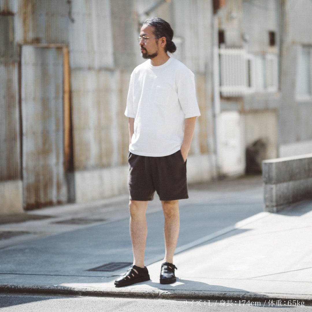 Exclusive Col. / 12oz Wakayama " Tsuri-Ami " Half Pants / Garment Dye
