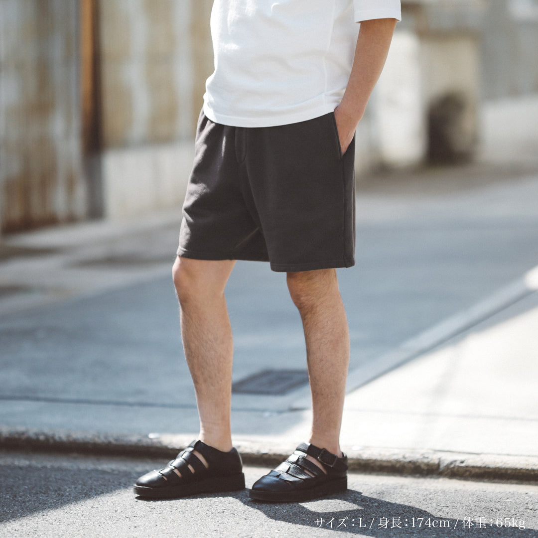 Exclusive Col. / 12oz Wakayama " Tsuri-Ami " Half Pants / Garment Dye
