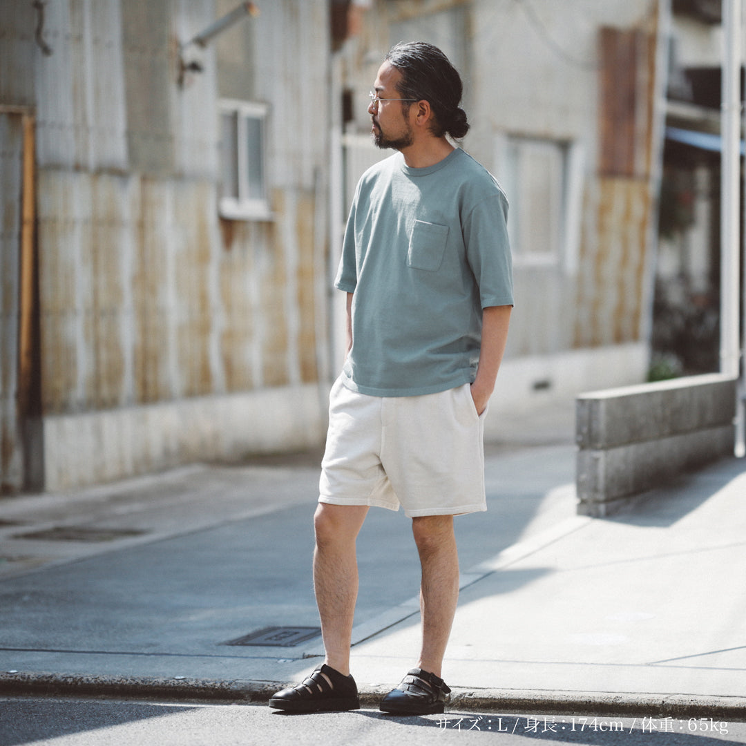 Limited Edition Col. / 10oz Wakayama Azuma Knit Over Size T-shirt / Garment Dye