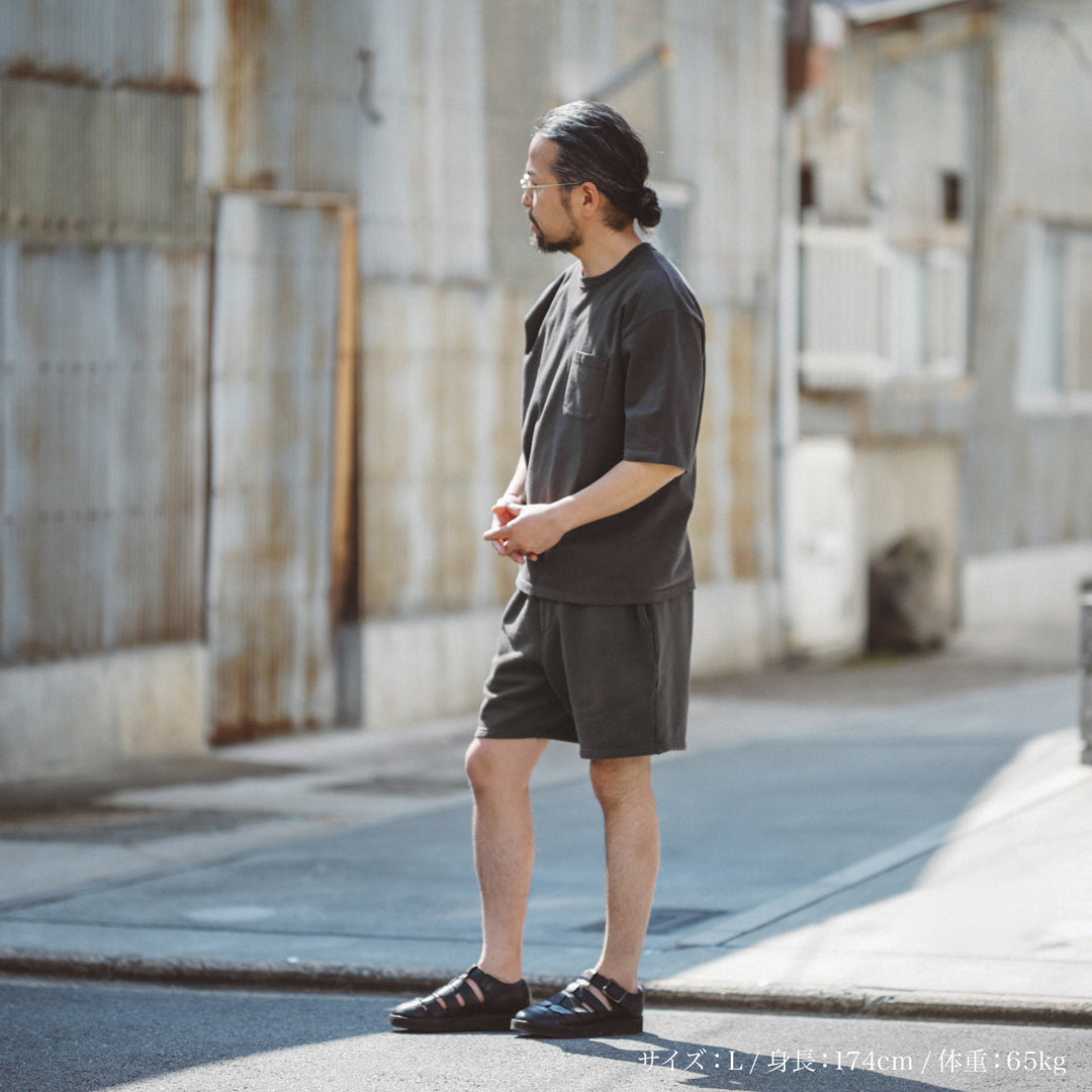 Limited Edition Col. / 10oz Wakayama Azuma Knit Over Size T-shirt / Garment Dye