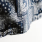 Limited Edition Col. / Okayama Indigo " Bandana Jacquard " Open Collar Shirt