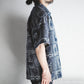 Limited Edition Col. / Okayama Indigo " Bandana Jacquard " Open Collar Shirt