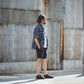 Limited Edition Col. / Okayama Indigo " Bandana Jacquard " Open Collar Shirt