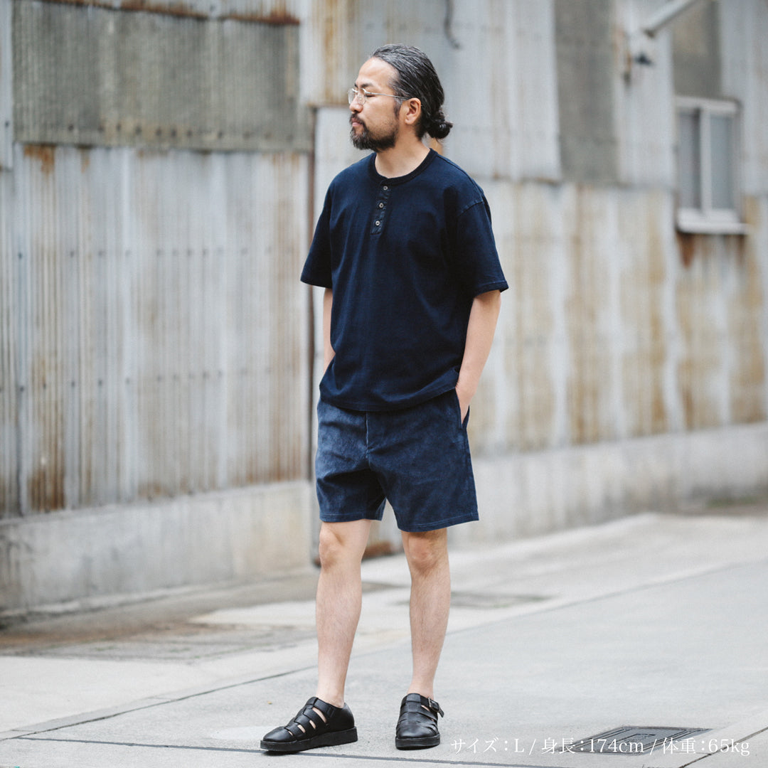 Limited Edition Col. / Shizuoka Enshū " Kōru-Ten " Cotton Linen Half Pants