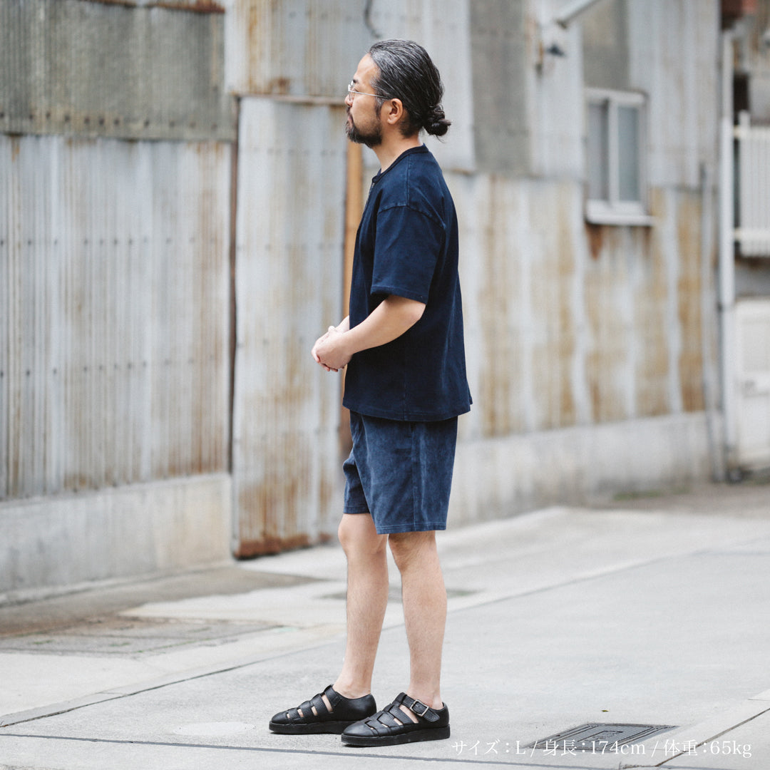 Limited Edition Col. / Shizuoka Enshū " Kōru-Ten " Cotton Linen Half Pants
