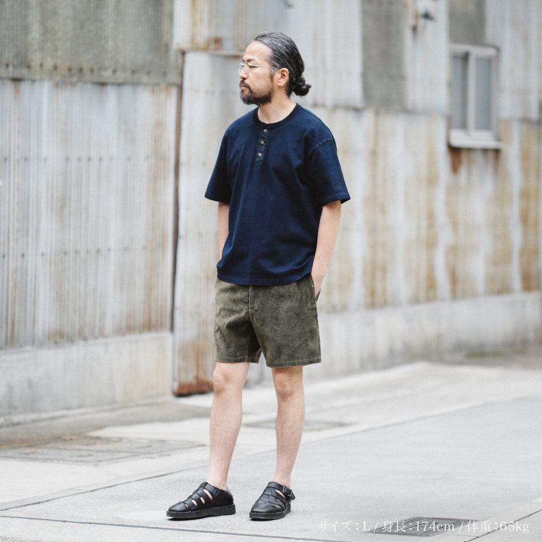 Limited Edition Col. / Shizuoka Enshū " Kōru-Ten " Cotton Linen Half Pants