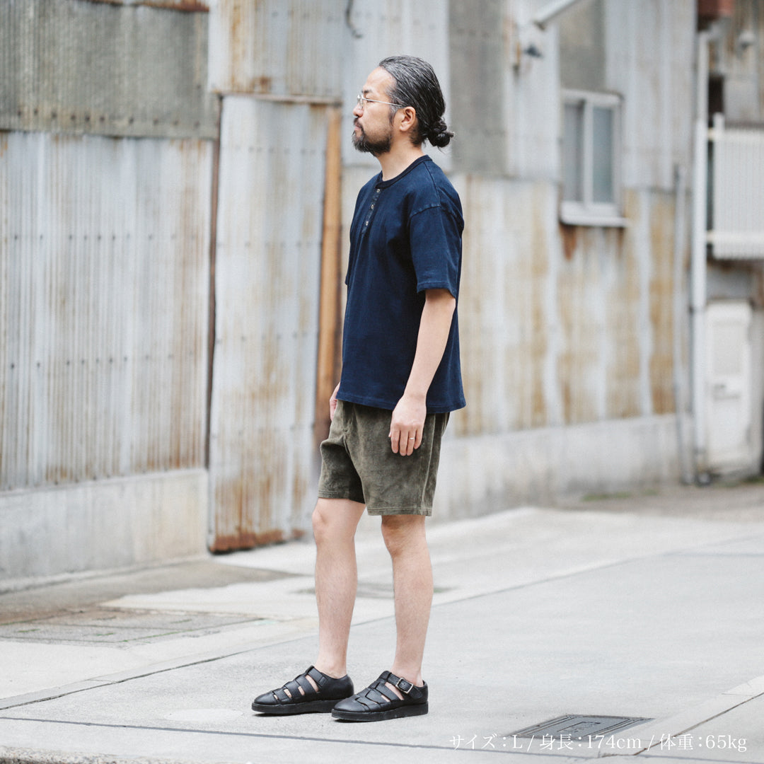 Limited Edition Col. / Shizuoka Enshū " Kōru-Ten " Cotton Linen Half Pants