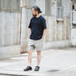 Limited Edition Col. / 10oz " Amami Doro-Zome " Indigo Henley Neck T-Shirt