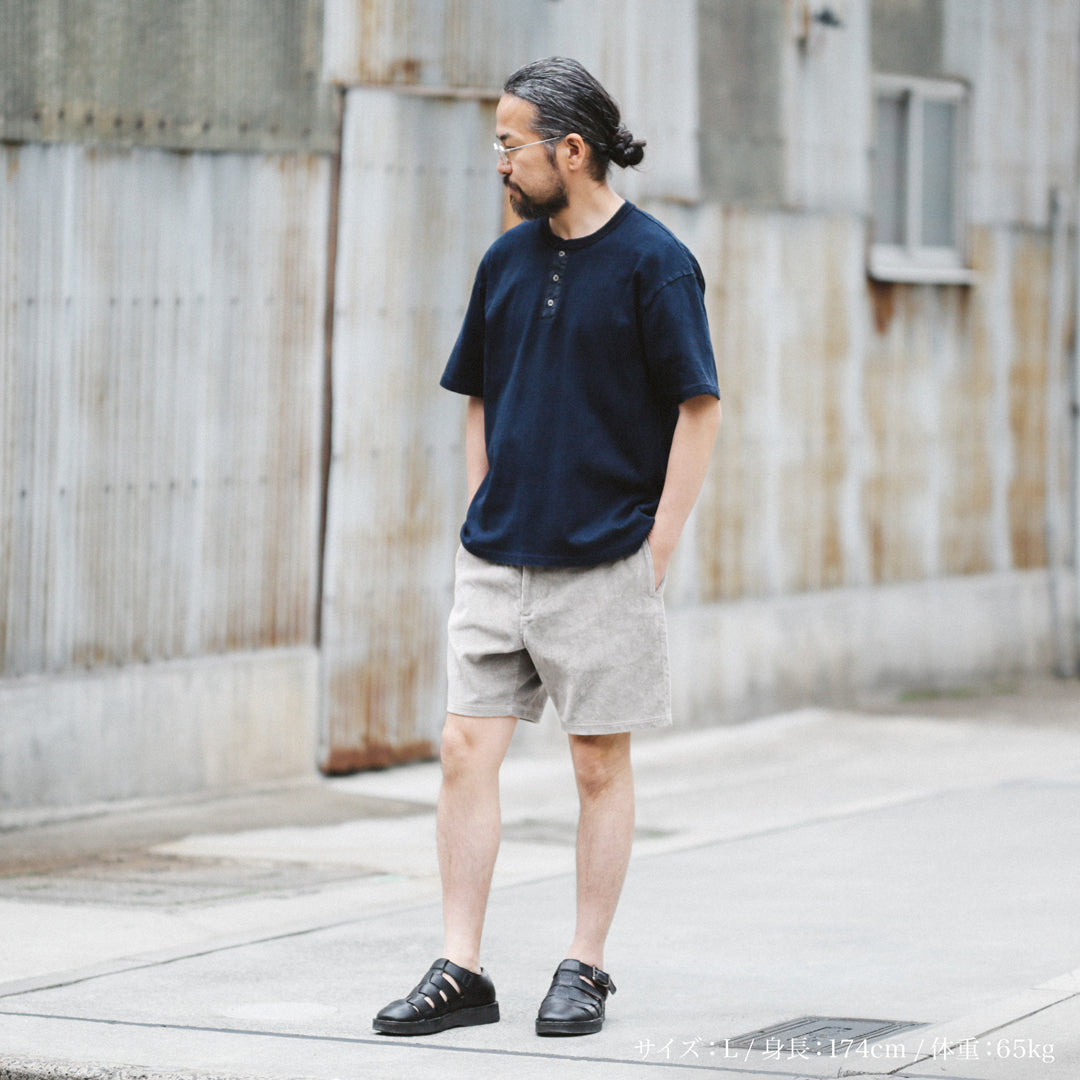 Limited Edition Col. / Shizuoka Enshū " Kōru-Ten " Cotton Linen Half Pants