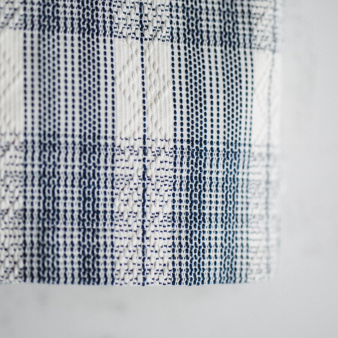 Limited Edition Col. / Sashiko " Kasane-Koushi Moyo " Open Collar Shirt