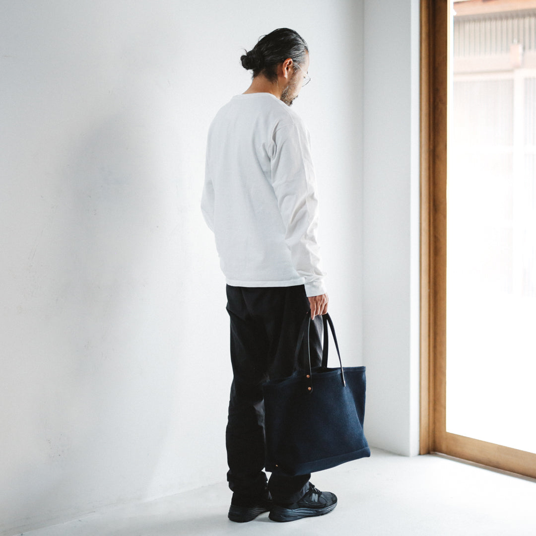 Limited Edition Col. / 14oz Okayama Heavy weight Sashiko Funagata Tote