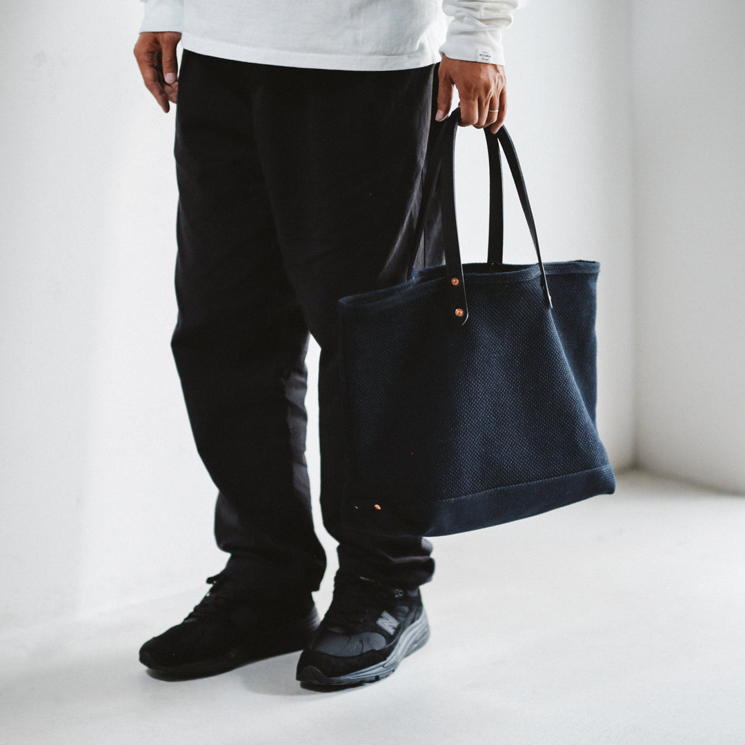Limited Edition Col. / 14oz Okayama Heavy weight Sashiko Funagata Tote