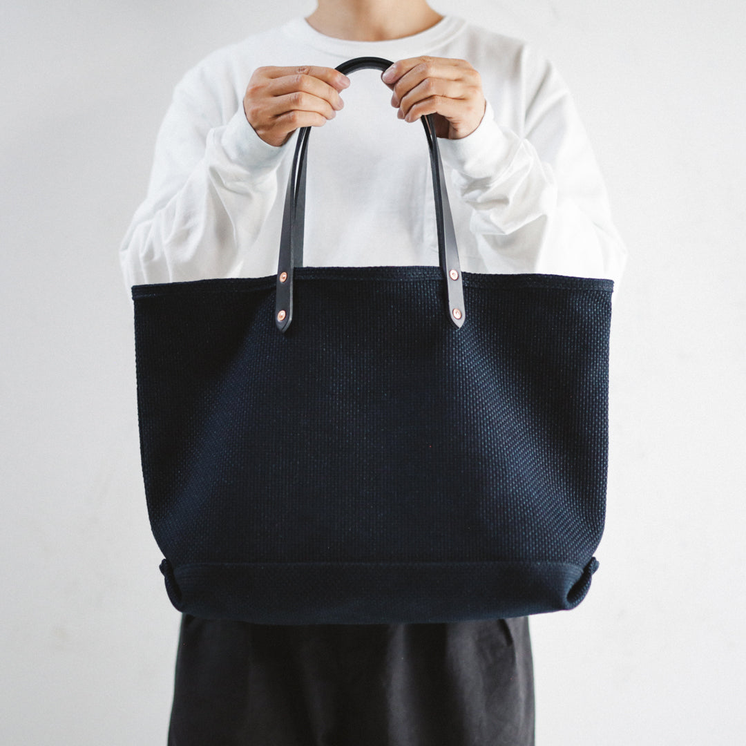 Limited Edition Col. / 14oz Okayama Heavy weight Sashiko Funagata Tote