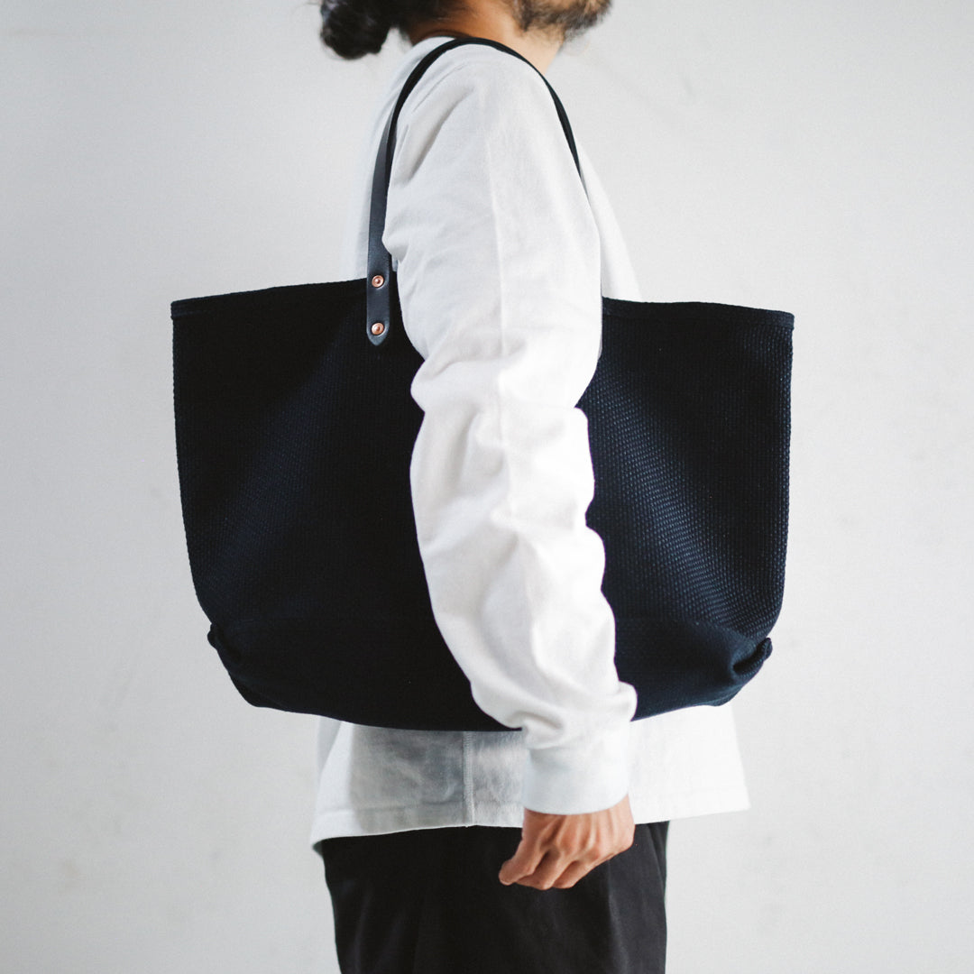 Limited Edition Col. / 14oz Okayama Heavy weight Sashiko Funagata Tote