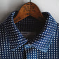 Limited Edition Col. / 8.5oz Sashiko Indigo Regular Collar Shirt