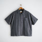 Limited Edition Col. / 7.1oz Okayama Sashiko Indigo Open Collar Shirt