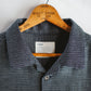 Limited Edition Col. / 7.1oz Okayama Sashiko Indigo Open Collar Shirt