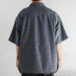 Limited Edition Col. / 7.1oz Okayama Sashiko Indigo Open Collar Shirt